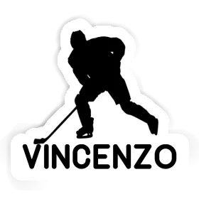 Ice hockey Stickers for Vincenzo