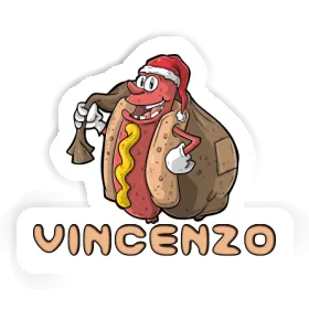 Hot-Dog Autocollant Vincenzo Image