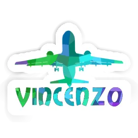 Vincenzo Aufkleber Jumbo-Jet Image
