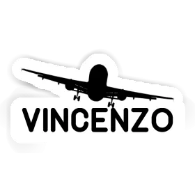 Vincenzo Aufkleber Flugzeug Image