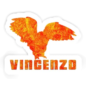 Autocollant Hibou Vincenzo Image