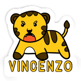 Autocollant Tigre Vincenzo Image