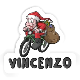 Sticker Fahrradfahrer Vincenzo Image