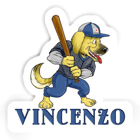 Sticker Baseball-Hund Vincenzo Notebook Sticker Baseball-Hund Vincenzo Gift package Image