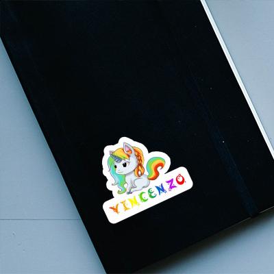 Autocollant Licorne Vincenzo Notebook Autocollant Licorne Vincenzo Notebook Image