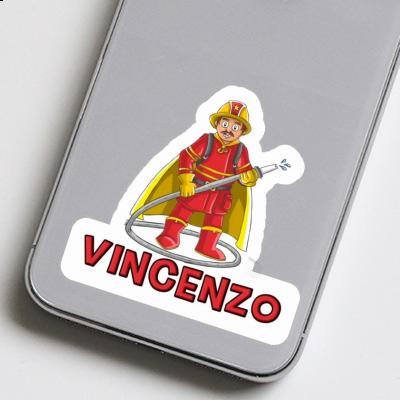 Aufkleber Feuerwehrmann Vincenzo Aufkleber Feuerwehrmann Vincenzo Image