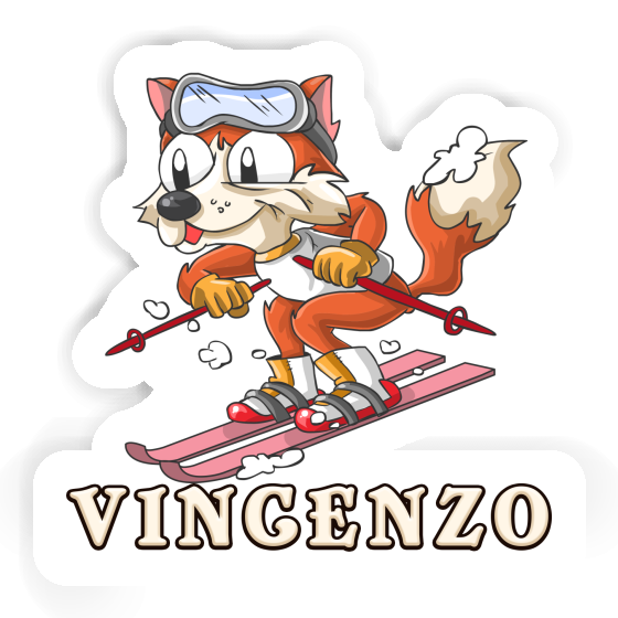 Autocollant Vincenzo Skieur Gift package Image