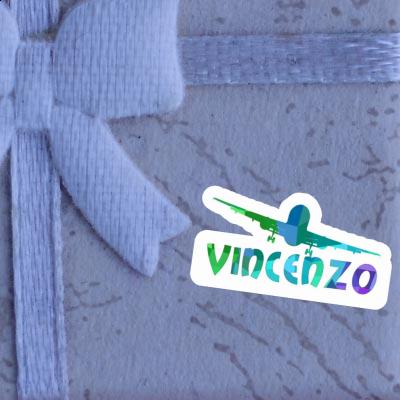 Vincenzo Aufkleber Flugzeug Image