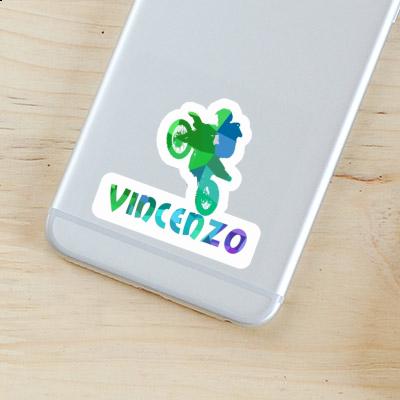 Motocross Rider Sticker Vincenzo Notebook Motocross Rider Sticker Vincenzo Gift package Image