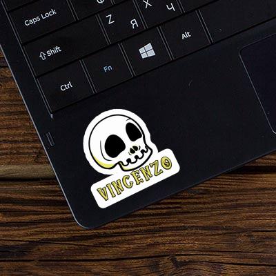 Sticker Vincenzo Skull Laptop Sticker Vincenzo Skull Laptop Image