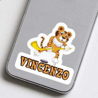 Autocollant Vincenzo Joueur de hockey sur glace Notebook Autocollant Vincenzo Joueur de hockey sur glace Gift package Image