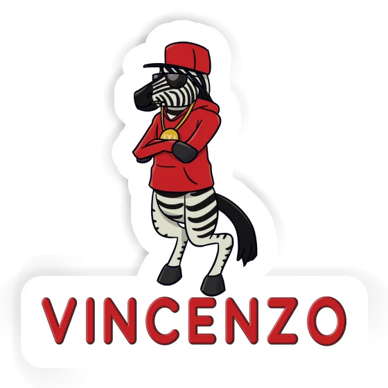 Vincenzo Sticker Zebra Notebook Vincenzo Sticker Zebra Gift package Image
