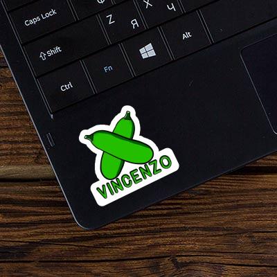 Vincenzo Autocollant Courgette Notebook Vincenzo Autocollant Courgette Gift package Image