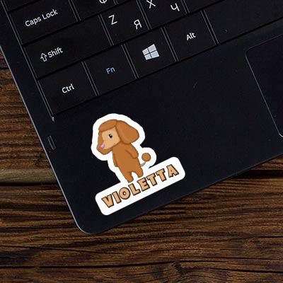 Sticker Pudel Violetta Notebook Sticker Pudel Violetta Notebook Image