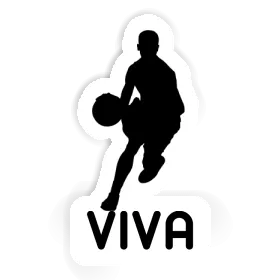 Viva Sticker Basketball Player Image