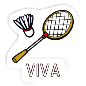 Viva Sticker Badminton Racket Image