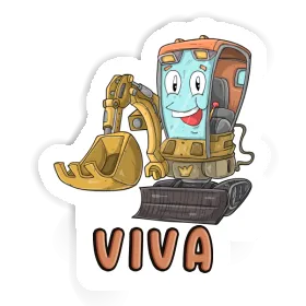 Sticker Viva Excavator Image