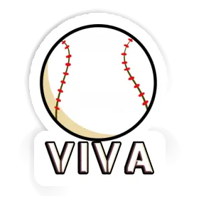 Viva Sticker Baseball Image