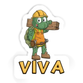 Sticker Construction worker Viva Image