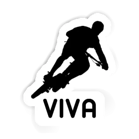 Sticker Biker Viva Image