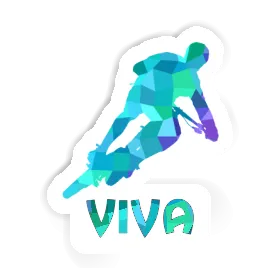 Biker Sticker Viva Image