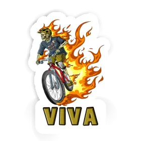 Viva Sticker Freeride Biker Image