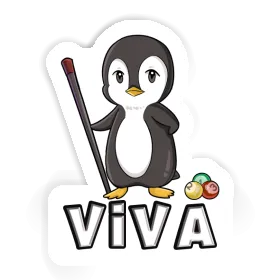 Billiards Player Sticker Viva Image