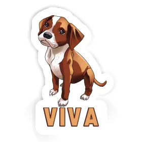 Viva Sticker Boxer Dog Image