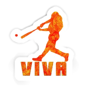 Baseball Player Sticker Viva Image