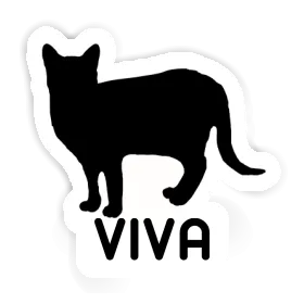 Cat Sticker Viva Image