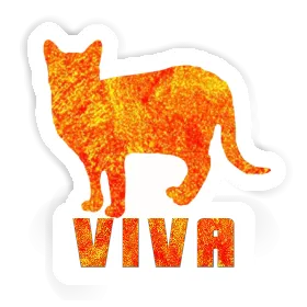 Cat Sticker Viva Image