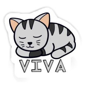 Cat Sticker Viva Image