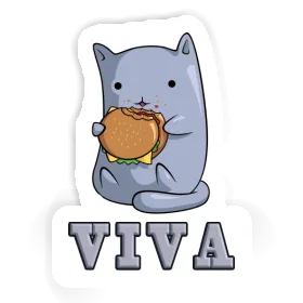 Sticker Hamburger Viva Image