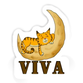 Cat Sticker Viva Image