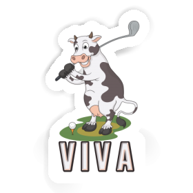 Cow Sticker Viva Image