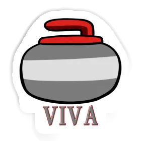 Viva Sticker Curling Stone Image