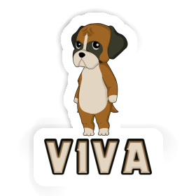 Sticker Viva Boxer Image