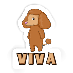 Sticker Poodle Viva Image