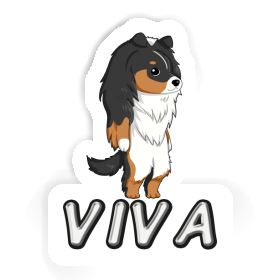 Sticker Viva Shetland Sheepdog Image