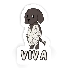 Small Munsterlander Sticker Viva Image