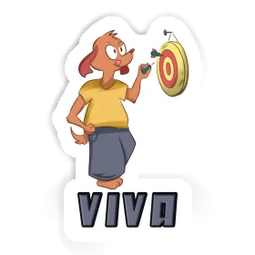 Sticker Darts Player Viva Image