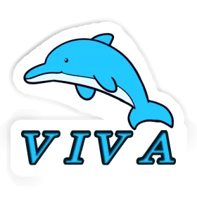 Sticker Viva Dolphin Image