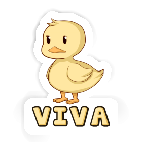 Duck Sticker Viva Image