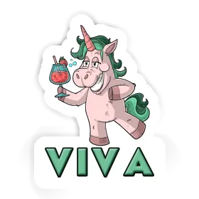 Sticker Viva Party Unicorn Image