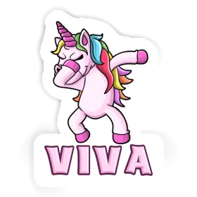 Dabbing Unicorn Sticker Viva Image