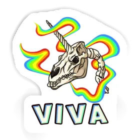 Skull Sticker Viva Image