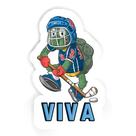 Viva Sticker Ice-Hockey Player Image