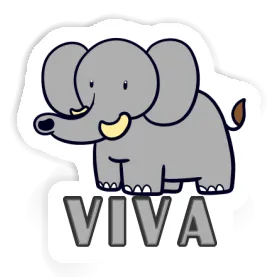 Sticker Viva Elephant Image