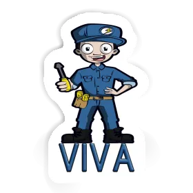 Electrician Sticker Viva Image