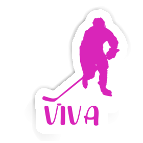 Sticker Viva Hockey Player Image